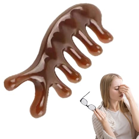 Appareil de massage du cuir chevelu - Brosse pour le visage, tête en ABS - Peignes de massage des muscles du cou pour spa, lutte contre le stress corporel - Pinceau relaxant pour la tension et le