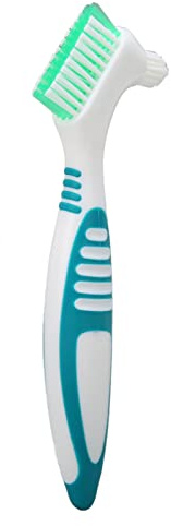 Haofy Spazzola per Protesi, Efficace Strumento di Pulizia per Denti Finti, Materiale Plastico di Alta qualità per la Rimozione della Placca e la Prevenzione del Tartaro, Adatto per Protesi Parziali
