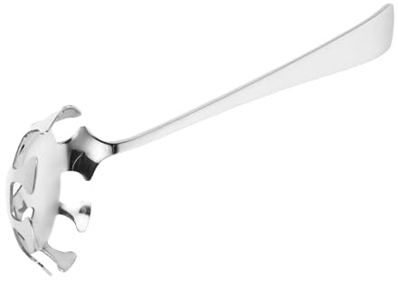 DIYEAH Cucchiaio per Pasta in Acciaio con Denti Forchetta Scolapasta Multifunzionale con Manico Antiscivolo Ergonomico Utensile da Cucina per Servire Spaghetti e Noodles per Uso