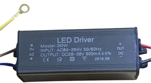 Driver LED 10W 20W 30W 50W 220mA/600MA/900MA/1500MA Alimentatore for faretti Trasformatore for luce IP66 Adattatore impermeabile(20W)