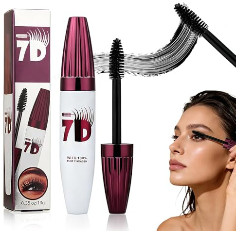 Mascara Für Ältere Frauen, 2026 Neu 7D Waterproof Volume Mascara, Iron Eye Mascara, 3D Curling Eyelash Iron, Smudge-Proof 7D Waterproof Volume Curling & Lengthening Mas cara für Augen-Make-up (1PC)