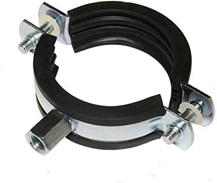 10 Stück Schlauchschellen (57-61 mm / 2) Stahl verzinkt