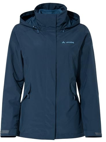 VAUDE Damen Rosemoor Fleecejacke, Zip-In-Funktion, angenehm warm und atmungsaktiv, dark sea, 40