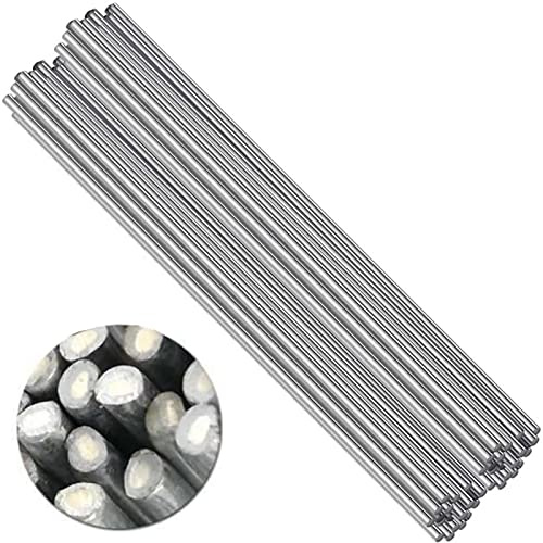 20 Pièces 33cm×1.6mm Fil De Soudure En Aluminium Basse Température Fil Soudure à Basse Température Arc Tige De Soudur Pour Réparation Baguettes De Soudage Par Fusion Faciles Pour Souder En Aluminium