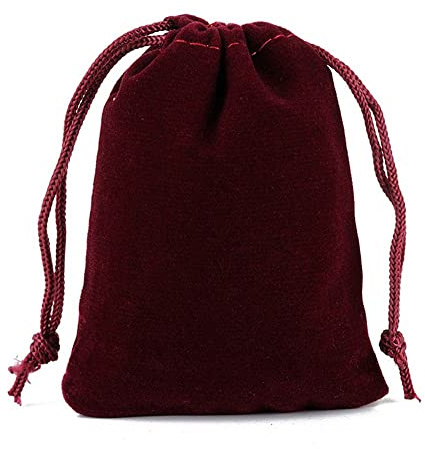 30 * 40cm 6Pcs Samtsäckchen Groß Schwarz mit Kordelzug Portable Samtbeutel Schmuckbeutel Tunnelzug Schmuck Beutel Geschenksäckchen Samtbeutel mit Kordelzug Tunnelzug Schmuck Beutel