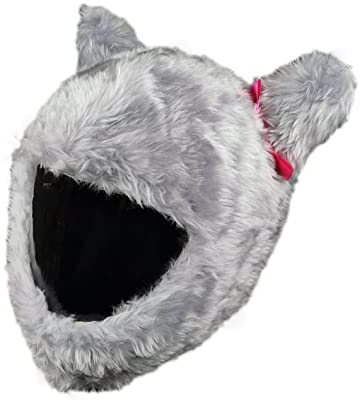 FunnyRiders Motorradhelm Überzug Plüsch Helmüberzug Motorrad - Lustig Motorrad Helm Überzug - Helmüberzug Motorradhelm - Hochwertiger Stoff-Cover Helm Deko