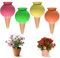 Lvjkes 4 Piezas Riego automatico macetas, Regador de plantas, Diseño Esférico, Drena el Agua Automáticamente, Sin Preocuparse al Salir, Apto para Varias Macetas (1 Juego/400 Ml)