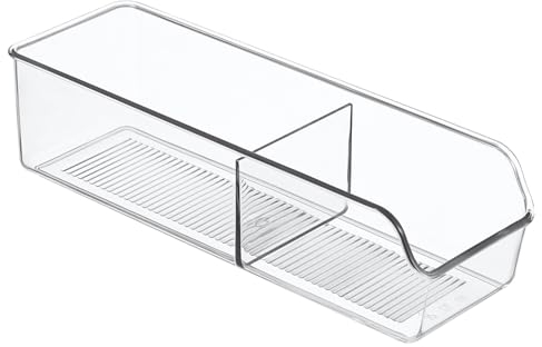 Mikinona Organizer Per Bustine Di Tè Trasparente Scatola Scomparti Compatta Per Cucina e Ufficio Contenitore Multiuso Resistente Design Salvaspazio Per Armadi