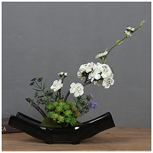 HASMI Kunstblumen Simulation Plum Blossom Blumensatzdekoration ist geeignet for Wohnzimmer Esstisch Couchtisch Schreibtisch Dekoration Dekoration Blumen Fake (Color : White)