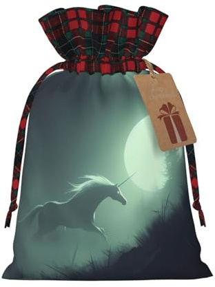 PHAYAH Misty Einhorn-Geschenktüte mit Kordelzug, geeignet für Süßigkeiten und kleine Geschenkverpackungen, Geburtstage, Jubiläen und Partys