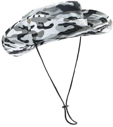 MILAKOO Herren Eimerhut Outdoor Fischerhut Unisex Leicht und Atmungsaktiv Wanderhut mit Winddichtem Seil Sonnenhut für Männer und Frauen