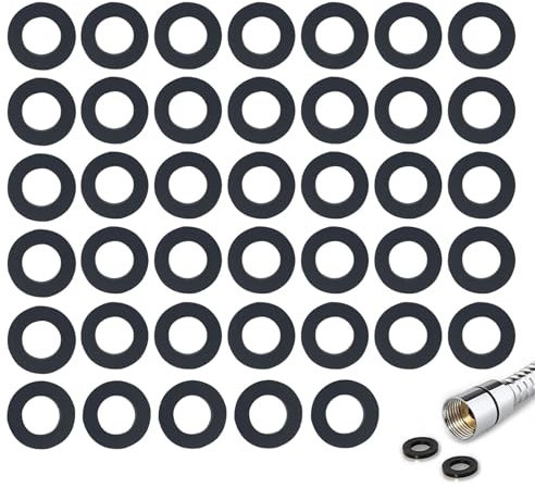 40 Pcs Rubber Washers for Plumbing, Shower Head Washers, Shower Hose Washer with Shower Heads and Hose Fittings