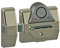 Lince Cerrojo Pestillo 7940RSA con alarma 100dB I Medidas de caja 150 x 110 x 45 mm. I Cerradura para interior I Acabado latonado y cromo mate