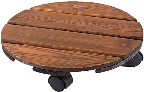 JPXXFM Caddy Pallet di Piante, pentola fioriera in Legno con Ruote, pentola di Fiori Esterna Interni con Caster Rotante, pianta da Giardino pianta rotolata