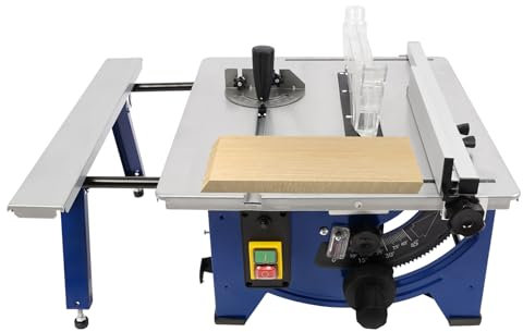 Mini sega da tavolo, 1200 W, sega circolare da tavolo, 4800 giri/min, sega circolare portatile con lama a 24 denti, taglio obliquo 0-45° per taglio di PCB, acrilico, impiallacciatura e leghe di