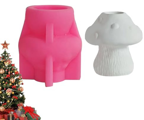 Candelabro de – Molde De Moldeo A Base De Silicona, Herramienta De Artesanía Versátil, Accesorio De Vela Decorativo Hecho A Mano, Forma De Silicona Suave Y Plegable, Material Seguro Y