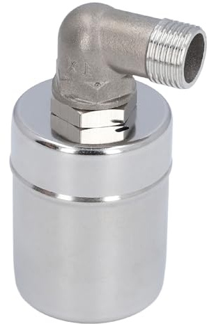Horett Automatisches Wasserstandskontrollventil, Wasserstandskontroll-Schwimmerventil, Wasserschwimmerventil, 304 Edelstahl, DN15, 1 2 Zoll, Automatische Abschaltung, Mini-Einlass Oben