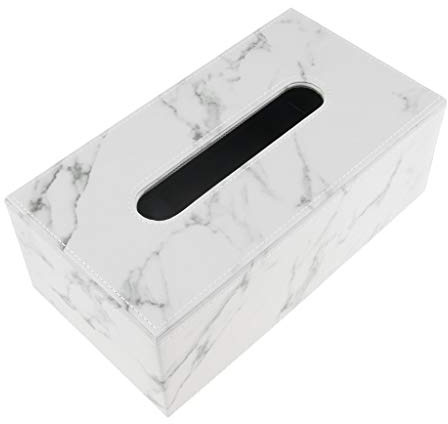 Gazechimp Kosmetiktücherbox Taschentuchspender Tissuebox Kosmetiktuchspender Kosmetiktücher Box - Marmor L