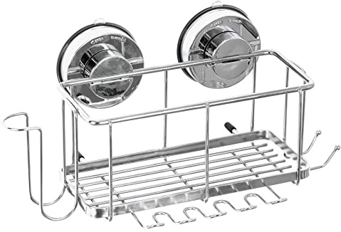 RIDDER Duschorganizer VacuumCap Bea M chromfarben ca. 263 x 130 x 117 mm