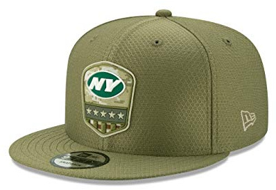 New Era New York Jets 2019 On-Field Salute to Service 9FIFTY Snapback NFL Cap, One Size