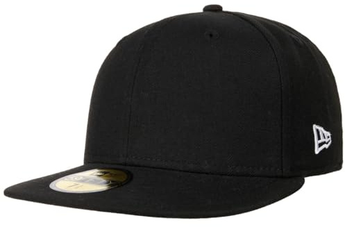 New Era 59Fifty Essential KepsEra Herrar - flat brim hatt basebollkeps fitted cap Sluten på baksidan, med skärm Vinter Höst Vår Sommar Sommar-Vinter - 8 0/0 (63,5 cm) svart