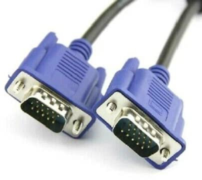 10m Vga Cable Male To Male 15 Pin Pc Monitor Tv Lcd Plasma Hd Svga Lead