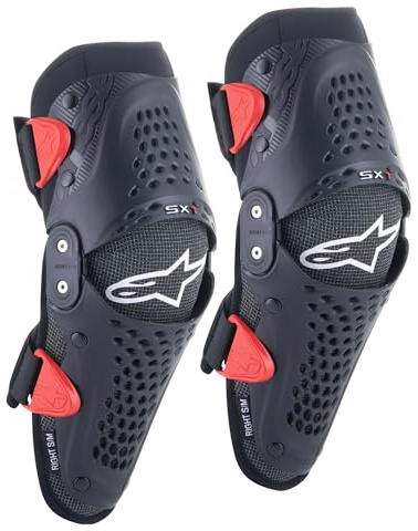 Alpinestars Kids Knieschützer SX-1 Schwarz Gr. L/XL