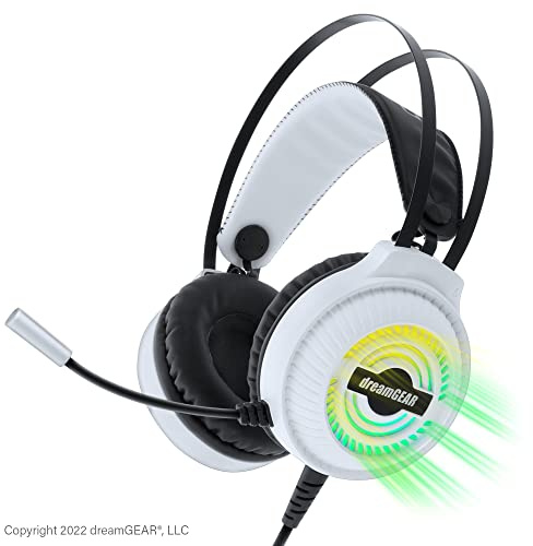dreamGEAR GRX-550 for Nintendo Switch OLED: High Performance Mic, RGB Color Effect, 50mm Drivers, Switch Lite