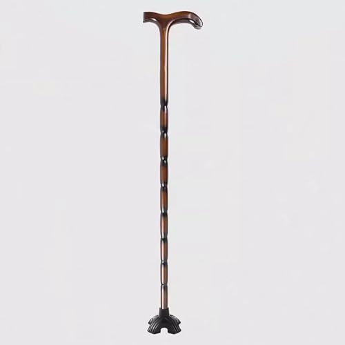 Gehstock für Männer und Frauen, 90cm Gehstock mit Gummispitze, für Senioren, Vater, Mutter und Freunde (Color : C1, Size : 35.4in/90cm)