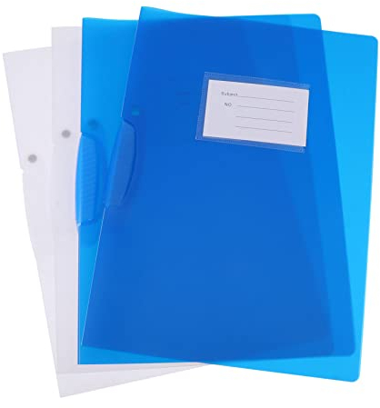 COHEALI 4stücke Transparente Ordner Kunststoffordner Für Schule Und Büro Leicht Und Einfach Zu Verstauen