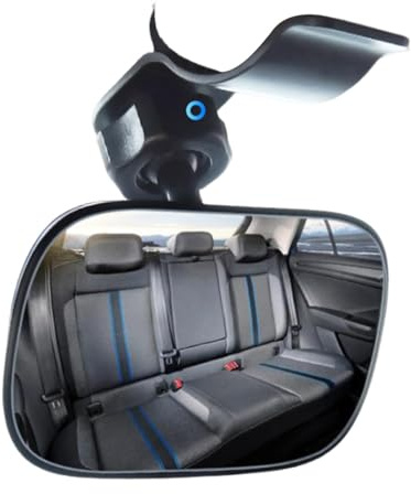 Back Seat - Shatterproof Baby Car For Back Seat | Portable Car Baby | Rotatable Rear View | Backseat Rearview For Rear Seat Safety