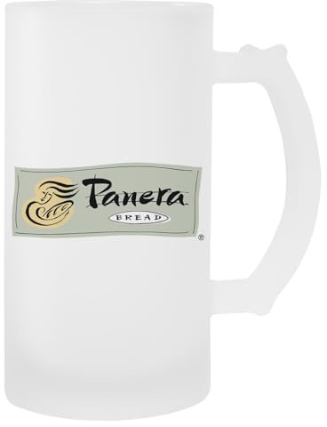 MAGITONE Panera Bread Banner Glas-Bierbecher Mit Henkel