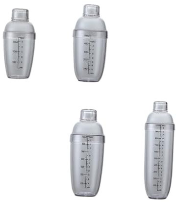 STOBAZA Coctelera De Mano 5 Tazas Criba Vibradora Medidas 350ml-1000ml Con Tapa