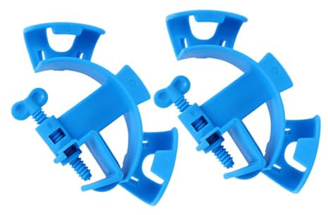 FONDOTIN 2pcs Aquarium Water Tube Clips Sturdy Water Pipe Holders for Fish Tank Easy Installation Hose Clamps for for Strong Stability and Use