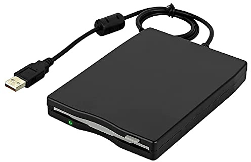 Asyduey Lecteur de Disquette USB 3,5 Pouces Lecteur de Disquette Externe USB Portable 1,44 MB FDD Prise de Lecteur USB et pour PC XP