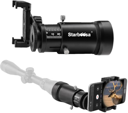 starboosa Adjustable Scope Camera Adapter – Custom-Fit Smartphone Mount for Effortless Outdoor Photography & Video Sharing