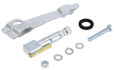 Set: Bauteile Bremse, hinten, gebogener Hebel - für Simson S51, S70, S53, S