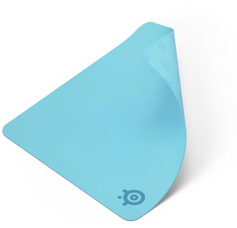 SteelSeries QcK Cloth Gaming Mouse Pad - Exclusive Micro-Woven Surface - Optimized for Gaming Sensors - Maximum Control - Size L - Aqua