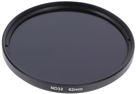 ELAYARD 62mm Variabler Nd Filter Verstellbar Neutraldichtefilter für Kameraobjektive Langlebiger Kamerafilter für Langzeitbelichtung und Dynamische Aufnahmen