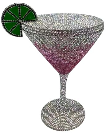 Sacs à strass pour femme, sac de soirée strass à calice | élégant accessoire glamour féminin pour amoureux occasions spéciales soirée cadeau recherché, Un, riferimento alla descrizione