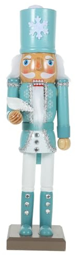 Artibetter Casse-Noisette Bois Figurine Décoration Noël Statue de Noël pour Table Casse-Noisette Original