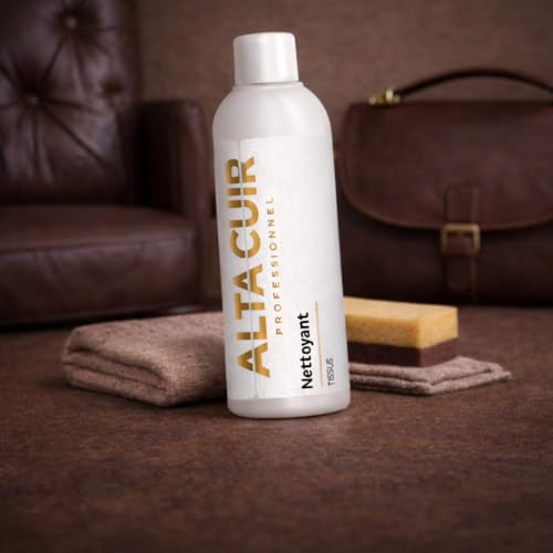 Alta Cuir Nettoyant Textile & Microfibre 200 ML – Détachant Tissus, Alcantara, Canapé, Sièges Auto – Nettoyage Profond sans Traces – Entretien Maroquinerie