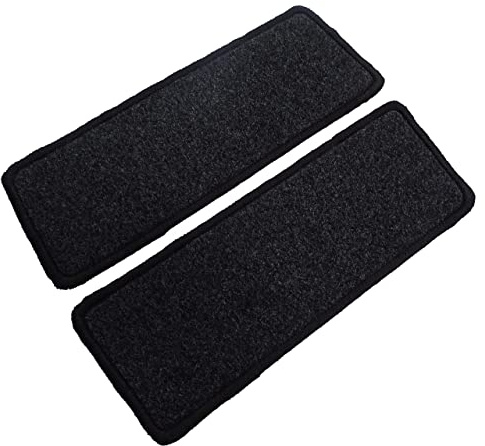 Mertex Automatte Autoteppich Premium anthrazit meliert 44302-P-A (schwarz, 2 Einstiegsmatten)