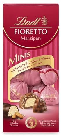 Lindt Schokolade | FIORETTO Minis Marzipan, 115g Beutel, Geschenk