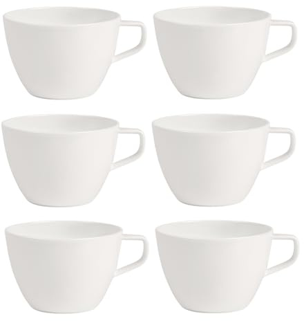 Villeroy & Boch Artesano Original 6er Set Café au lait Obertasse weiß Porzellan