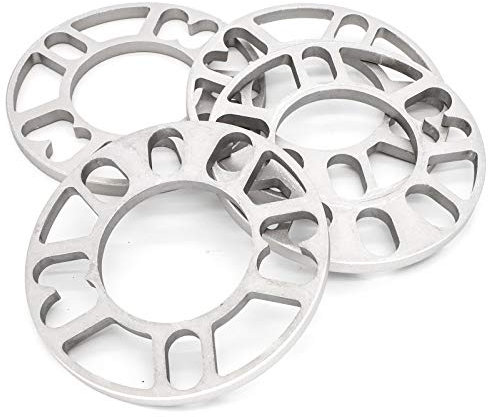 4 x 10mm Aluminum Alloy Wheel Spacers Shims Plate 4&5 Stud For Autocar Universal