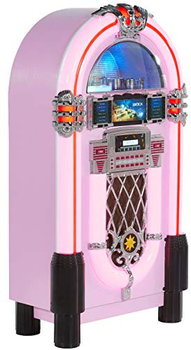 Pureline 105 Retro Bluetooth & CD Jukebox (Pink)