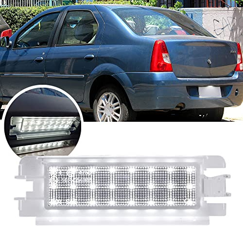NSLUMO Luz LED para placa de matrícula para Dacia Logan I 04-12 Sandero I 08-12 Ren/ault Clio II FaceLift 01-05 Canbus trasero etiqueta de la lámpara