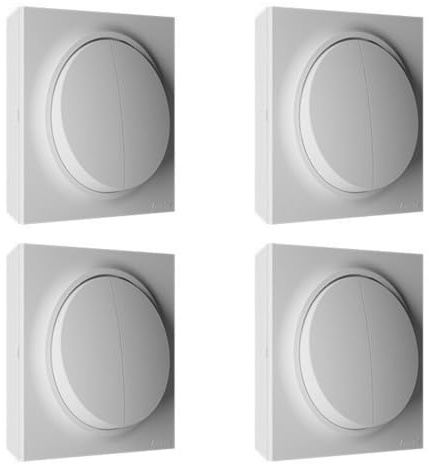FONTINI - Lot de 4 doubles va-et-vient blanc NEO EVO
