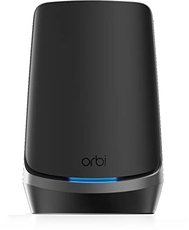 NETGEAR Orbi Satellite Quad-Band WiFi 6E Mesh Satellite (RBSE960B), Coverage up to 2,500 sq. ft., 200 Devices, Expandable Mesh System, AXE11000 802.11 AXE (Up to 10.8Gbps)